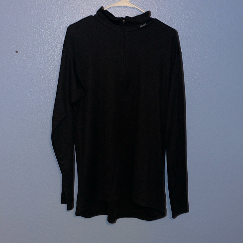 Marmot Black Quarter Zip Pullover Men’s Size XL / Moosejaw. L
